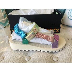 Kurt Geiger Orion Sandals Leather Summer US 9 NIB